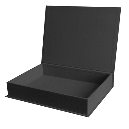 High end book shaped gift box with magnetic closure