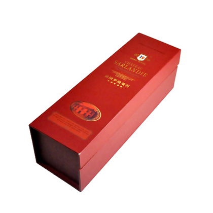 Paper magnetic gift box for wine box packaging 1